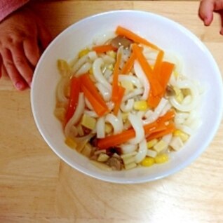 幼児食に！ 野菜あんかけうどん